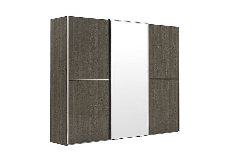 PRODPAZO3D1MSILV 001 palazzo 3 door sliding wardrobe with mirror