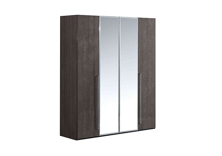 PRODPAZO4DRBSILV 001 palazzo 4 door wardrobe with 2 mirrors