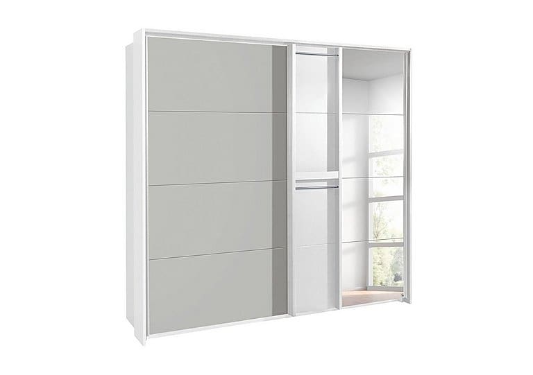 PRODZFRSP000000000036552 rauch indiana slider wardrobe ad191 white silk grey 235 cm