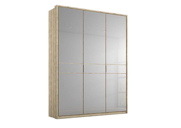 PRODZFRSP000000000036565 lando mirror hinged led wardrobe z051k sanremo oak light 150 cm