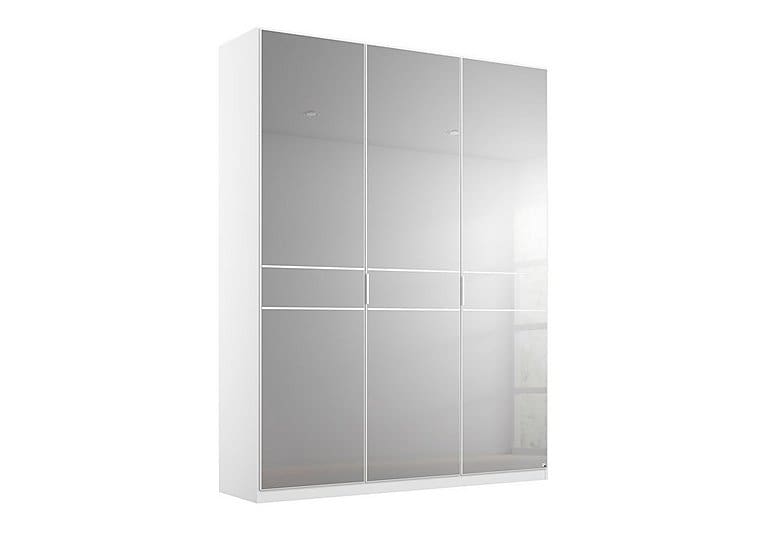 PRODZFRSP000000000036566 lando mirror hinged wardrobe z011k white matt 150 cm