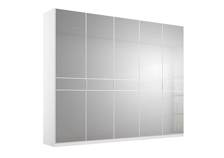 PRODZFRSP000000000036566 lando mirror hinged wardrobe z011k white matt 250 cm