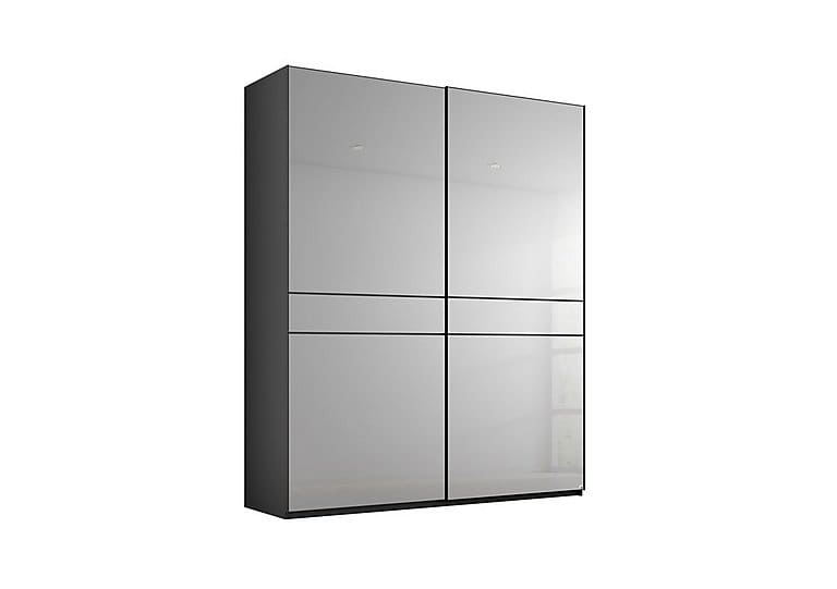 PRODZFRSP000000000036567 lando mirror slider wardrobe z031k black matt 160 cm