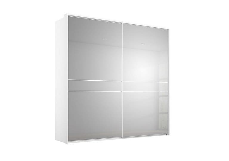 PRODZFRSP000000000036568 lando led mirror slider wardrobe z011k white matt 200 cm