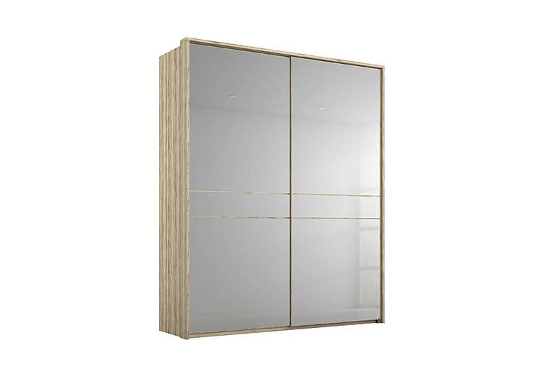 PRODZFRSP000000000036568 lando led mirror slider wardrobe z051k sanremo oak light 160 cm