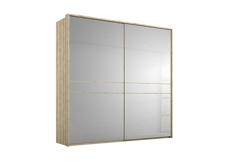 PRODZFRSP000000000036568 lando led mirror slider wardrobe z051k sanremo oak light 200 cm