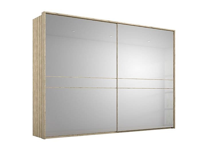 PRODZFRSP000000000036568 lando led mirror slider wardrobe z051k sanremo oak light 280 cm