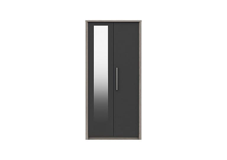 PRODZFRSP000000000044144 euston 2 door wardrobe with mirror grey oak graphite gloss