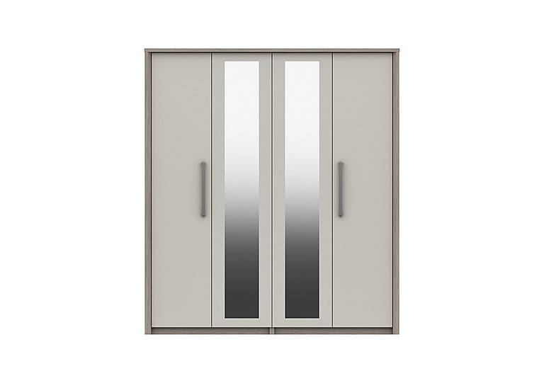 PRODZFRSP000000000044146 euston 4 door wardrobe with mirror grey oak white grey gloss