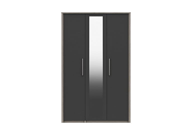 PRODZFRSP000000000044160 euston tall 3 door wardrobe with mirror grey oak graphite gloss