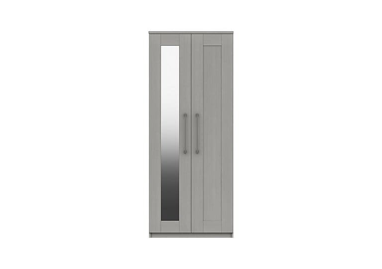 PRODZFRSP000000000044177 fenchurch 2 door wardrobe with mirror light grey