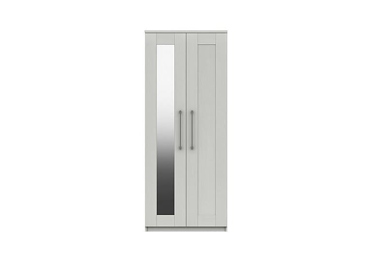 PRODZFRSP000000000044177 fenchurch 2 door wardrobe with mirror white