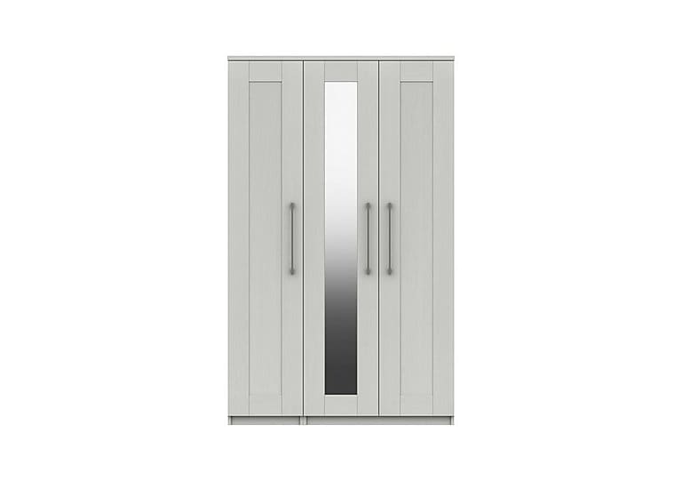 PRODZFRSP000000000044178 fenchurch 3 door wardrobe with mirror white