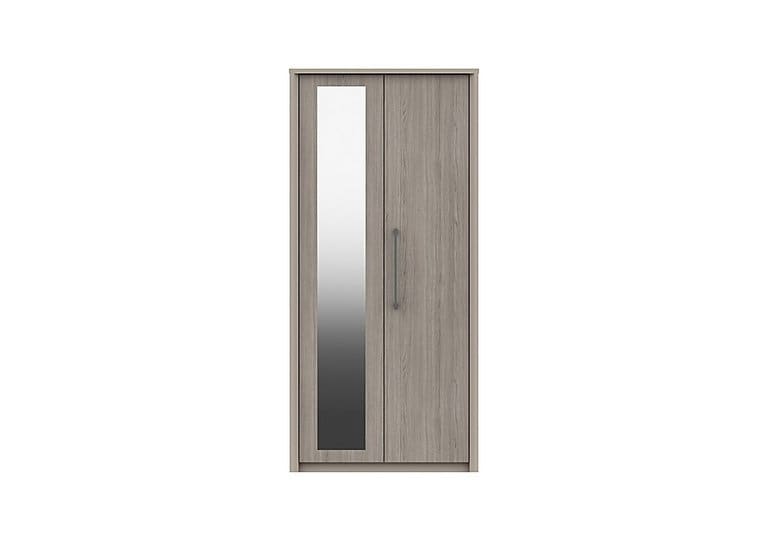 PRODZFRSP000000000044190 paddington 2 door wardrobe with mirror fired earthgrey oak