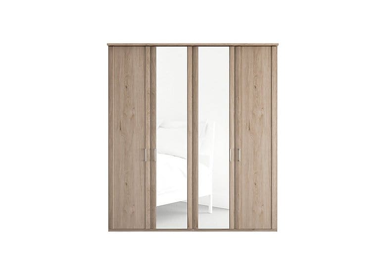 PRODZFRSP000000000045147 wiemann oxford 4 door hinged wardrobe with mirrors holm oak