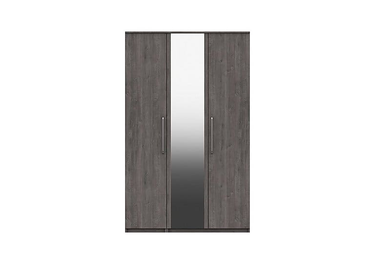 PRODZFRSP000000000048251 blackfriars 3 door wardrobe with mirror dark grey oak