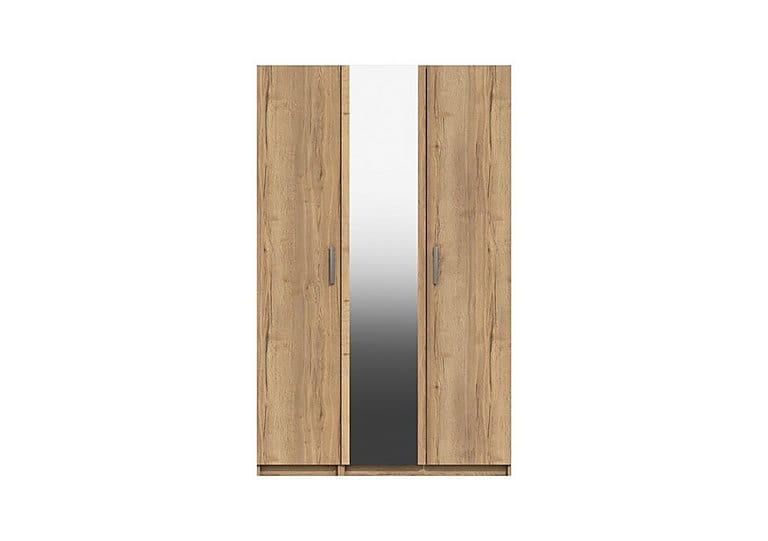 PRODZFRSP000000000048265 waterloo 3 door wardrobe with mirror natural rustic oak