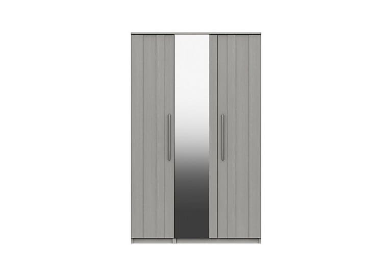 PRODZFRSP000000000048281 victoria 3 door wardrobe with mirror light grey