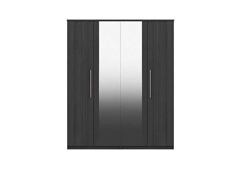 PRODZFRSP000000000048282 victoria 4 door wardrobe with 2 mirrors graphite