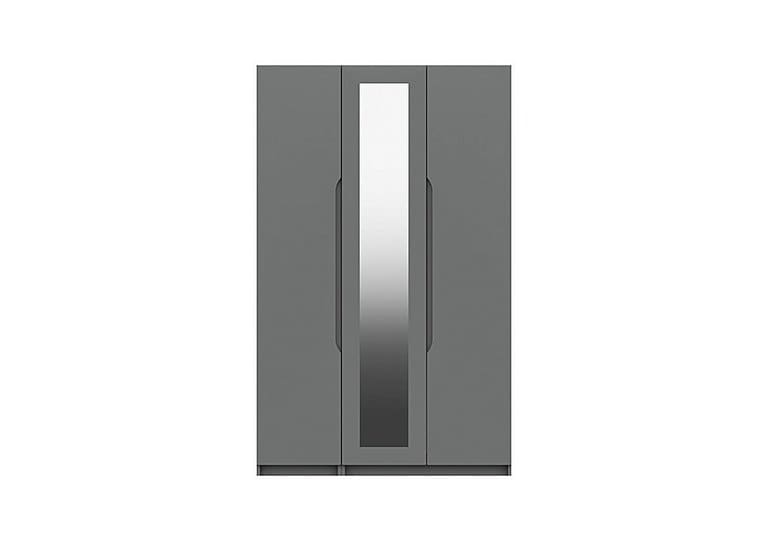 PRODZFRSP000000000048299 st pancras 3 door wardrobe with mirror dust grey gloss