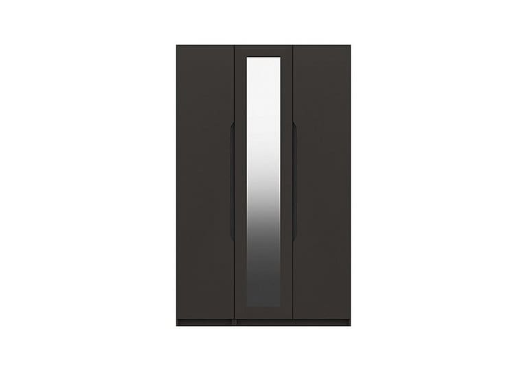 PRODZFRSP000000000048299 st pancras 3 door wardrobe with mirror graphite gloss