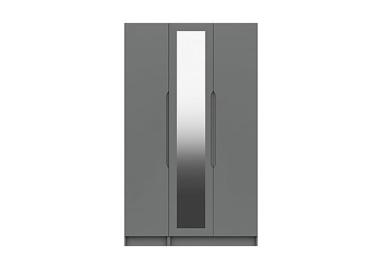 PRODZFRSP000000000048300 st pancras 3 door tall wardrobe with mirror dust grey gloss