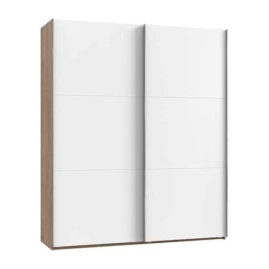 alkesia wooden sliding door wardrobe white planked oak