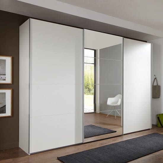 crato large wardrobe white