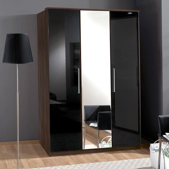 gastineau 3doors wardrobe black walnut min