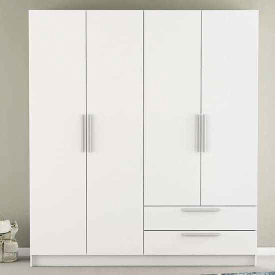 glorify 4 dr 2 dws wardrobe matt white n