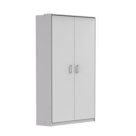 marino corner wardrobe white