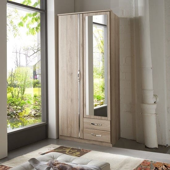 milden wardrobe oak