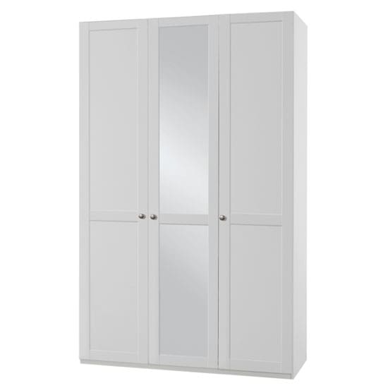 new tork tall mirrored wardrobe white 3 doors