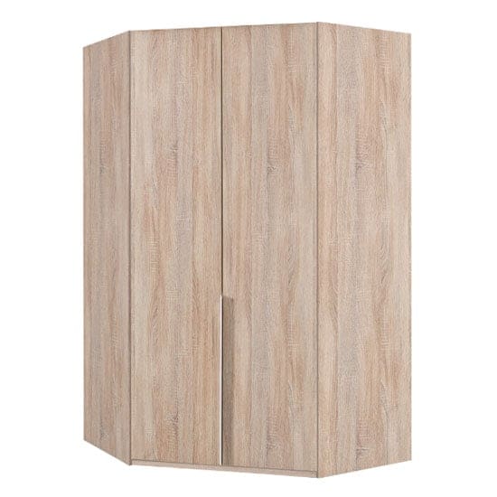 new york wooden corner wardrobe oak