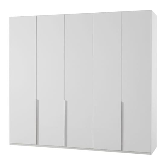 new york wooden wardrobe white 5 doors