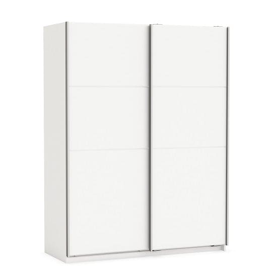 rossett large sliding wardrobe white