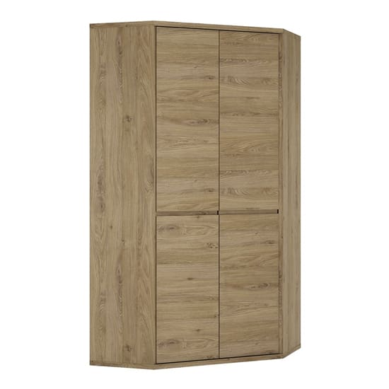 sholka 2 doors corner wardrobe oak