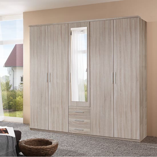 tracy wardrobe oak