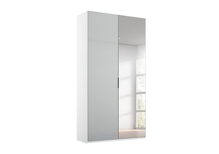 PRODZFRSP000000000025759 rauch formes 2 door wardrobe a133b white silk grey front