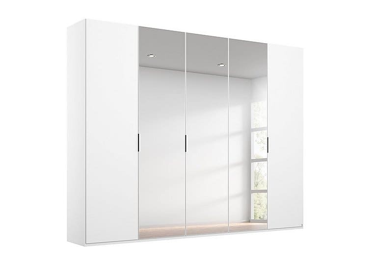 PRODZFRSP000000000025768 formes 5 door hinged mirror wardrobe a130b white