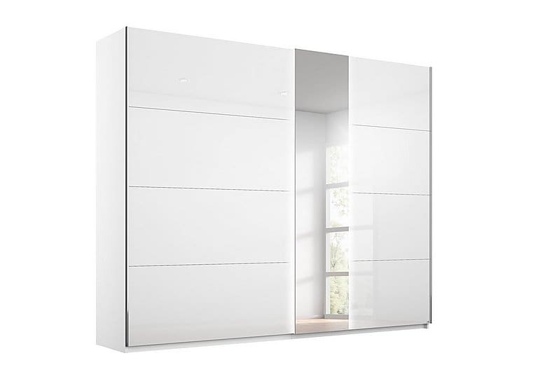 PRODZFRSP000000000036480 perth glass sliding wardrobe lights z2600 white carcwhite glass