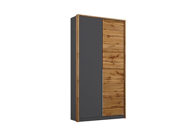 PRODZFRSP000000000036553 rauch indiana 2 door wardrobe ad175 metallic grey wotan oak