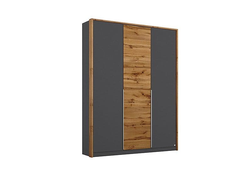 PRODZFRSP000000000036554 rauch indiana 3 door wardrobe ad175 metallic grey wotan oak