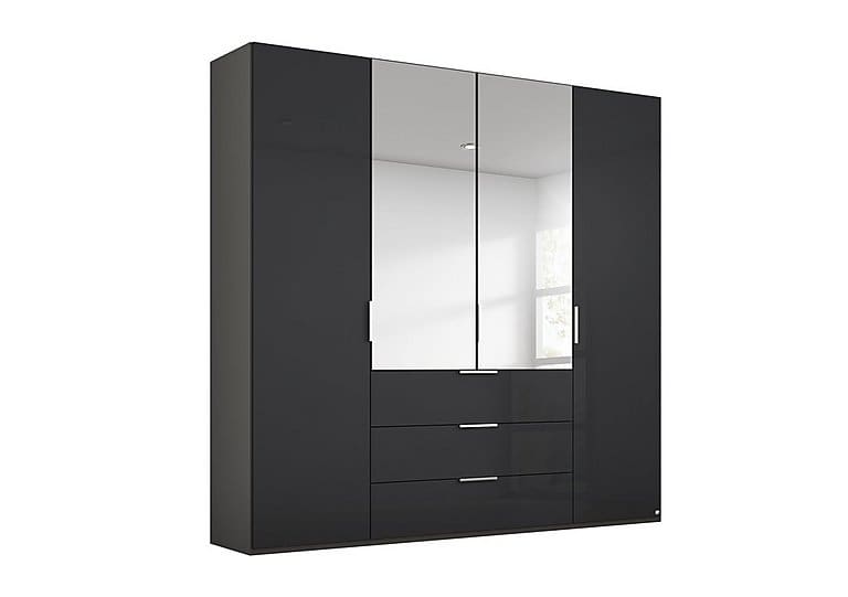 PRODZFRSP000000000038131 formes hinged 4 door mirror combi wardrobe a140b graphite basalt front