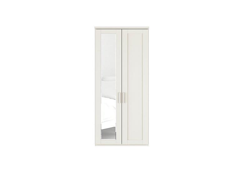 PRODZFRSP000000000045478 kempton 2 door hinged wardrobe with left door mirror white