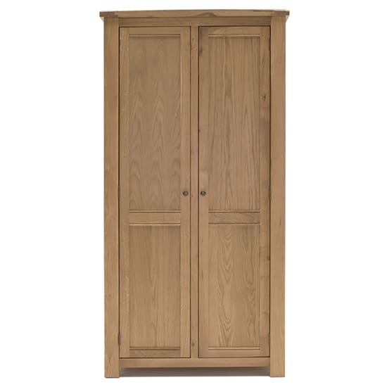 brex wooden 2 doors wardrobe natural