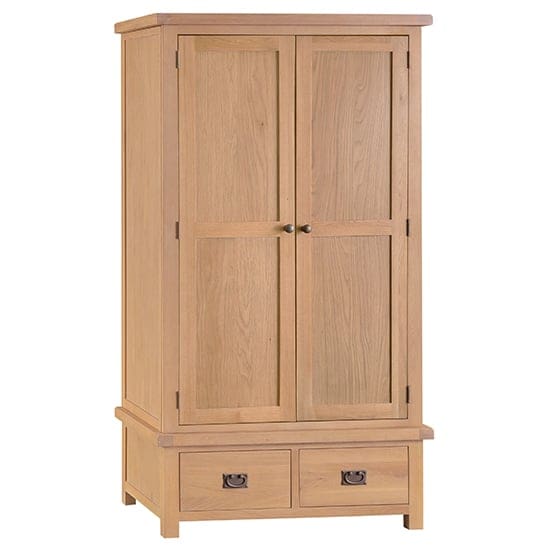 concan 2 doors 2 drawers wardrobe medium oak