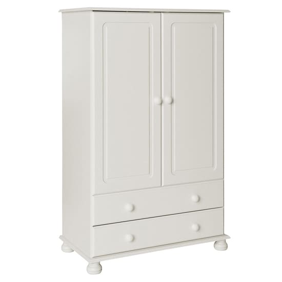 copenham 2 doors 2 drawers wardrobe white