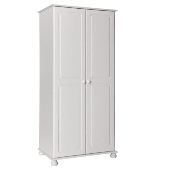 copenham double door wardrobe white