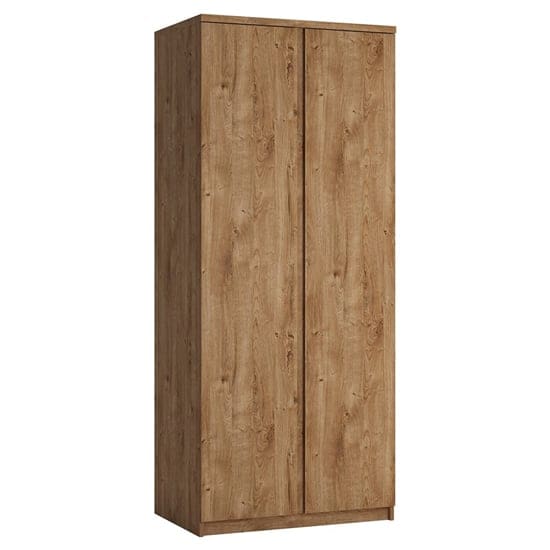 fank wooden double door wardrobe ribbeck oak